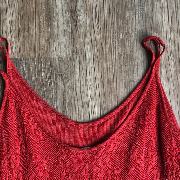 Escada knit dress in red. - Picture 5 of 9